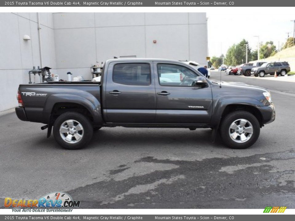 2015 Toyota Tacoma V6 Double Cab 4x4 Magnetic Gray Metallic / Graphite Photo #7