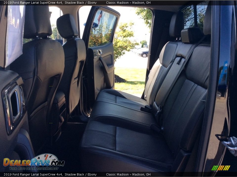 2019 Ford Ranger Lariat SuperCrew 4x4 Shadow Black / Ebony Photo #28