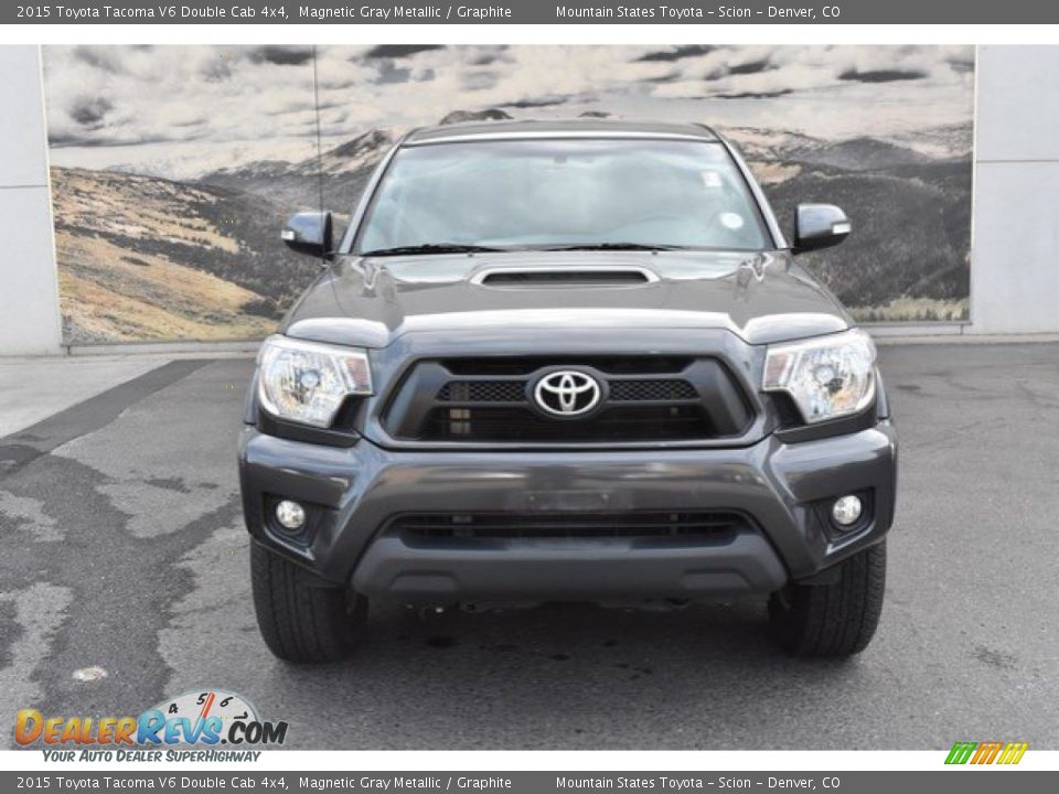 2015 Toyota Tacoma V6 Double Cab 4x4 Magnetic Gray Metallic / Graphite Photo #8