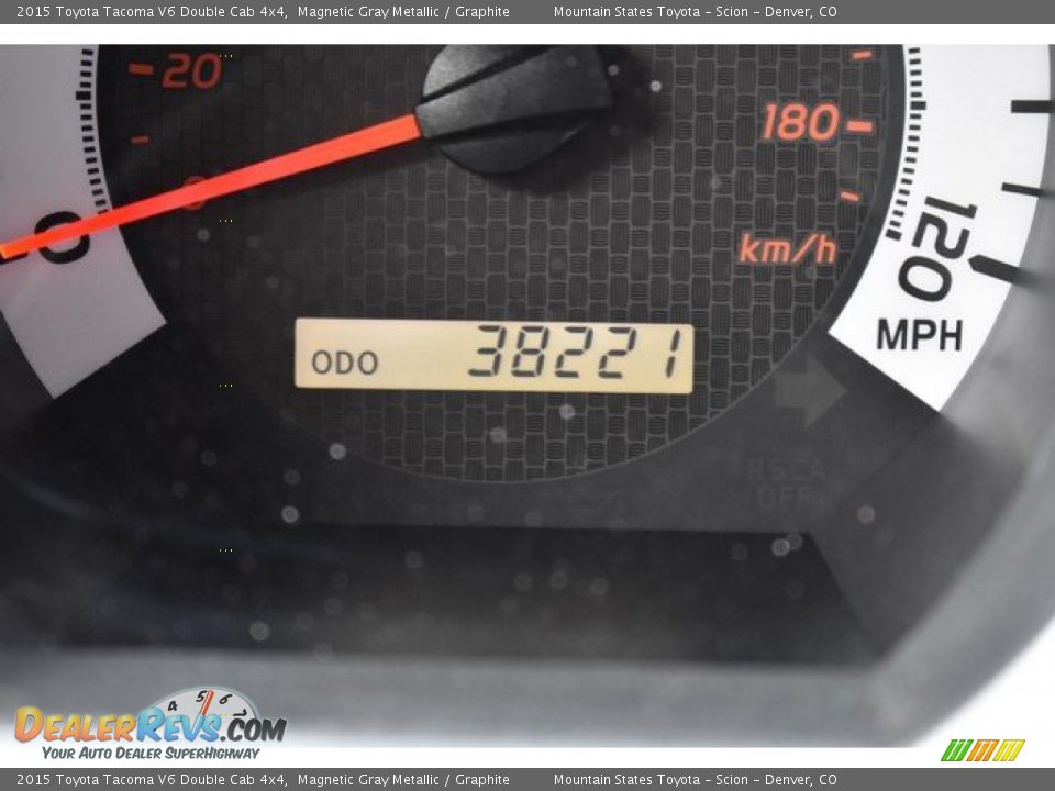 2015 Toyota Tacoma V6 Double Cab 4x4 Magnetic Gray Metallic / Graphite Photo #12