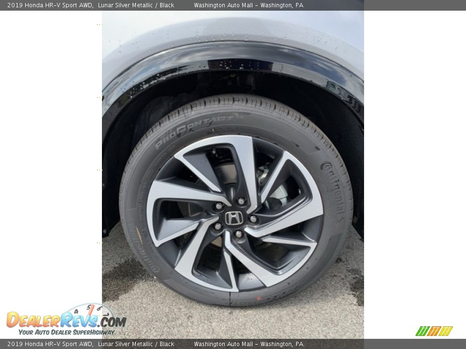 2019 Honda HR-V Sport AWD Lunar Silver Metallic / Black Photo #29