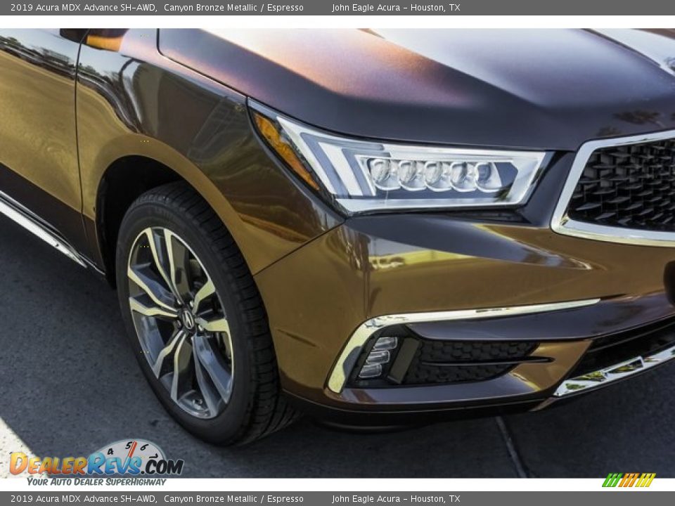 2019 Acura MDX Advance SH-AWD Canyon Bronze Metallic / Espresso Photo #10