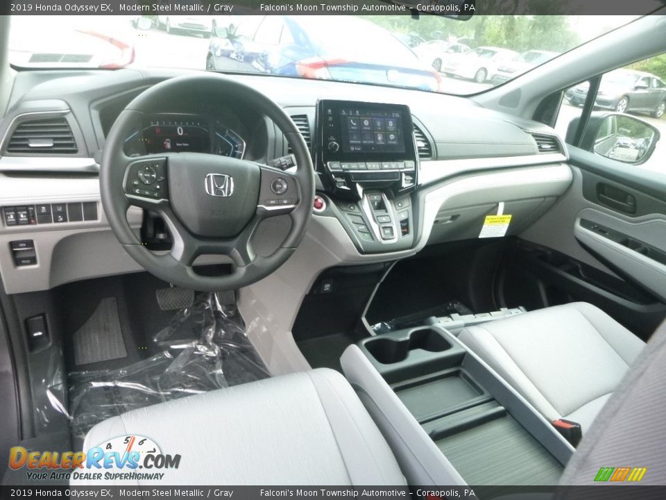 2019 Honda Odyssey EX Modern Steel Metallic / Gray Photo #10