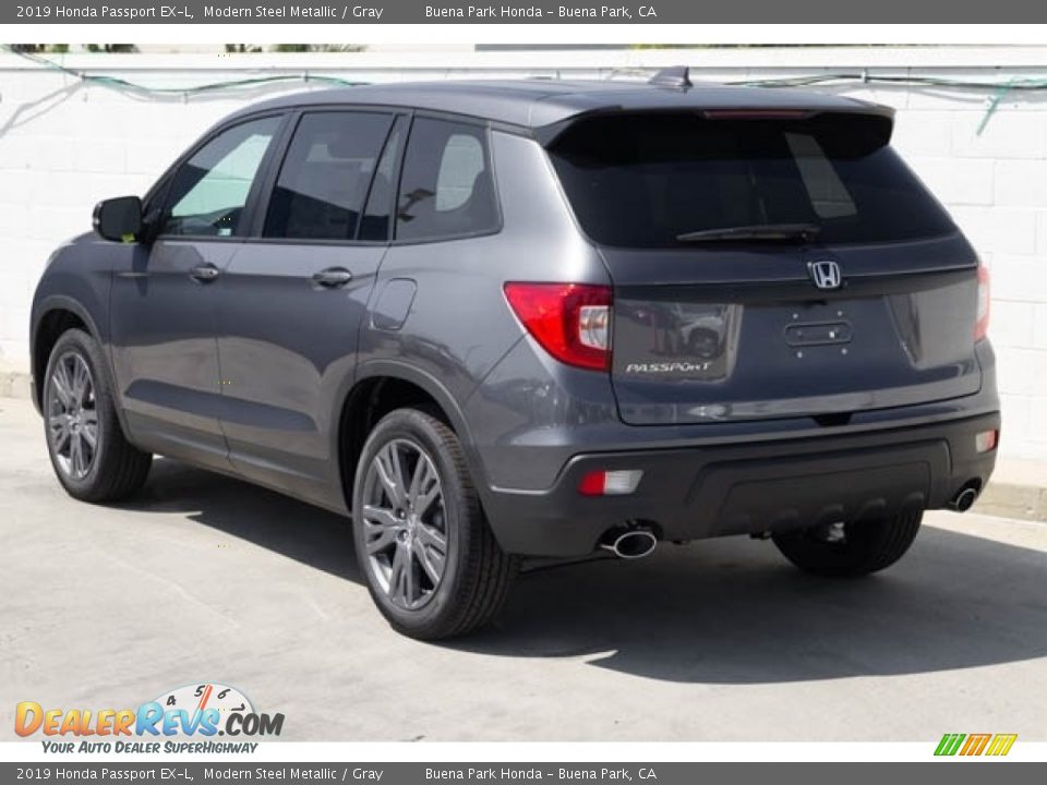 2019 Honda Passport EX-L Modern Steel Metallic / Gray Photo #2