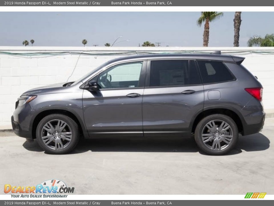 2019 Honda Passport EX-L Modern Steel Metallic / Gray Photo #4