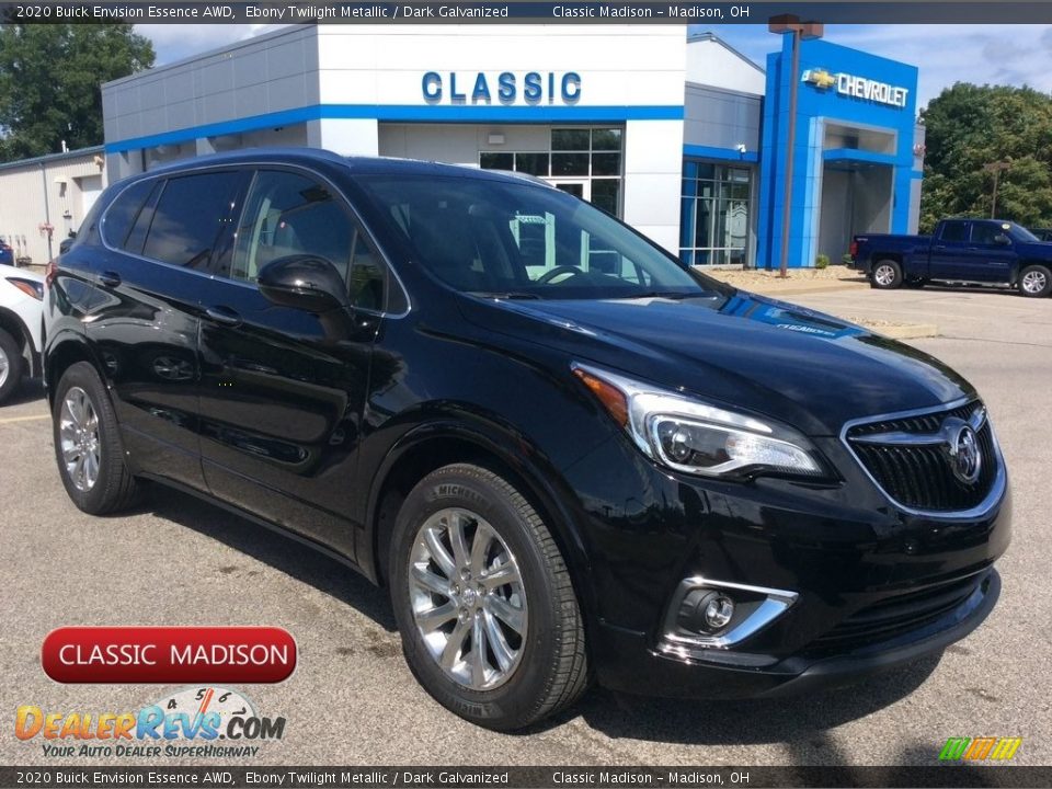 2020 Buick Envision Essence AWD Ebony Twilight Metallic / Dark Galvanized Photo #1