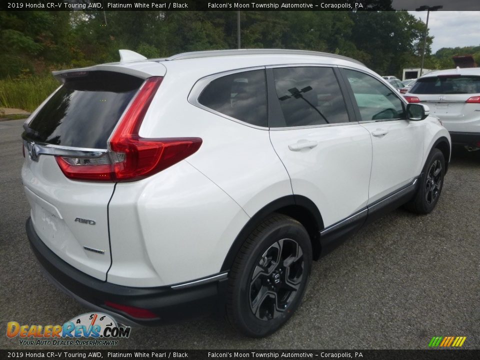 2019 Honda CR-V Touring AWD Platinum White Pearl / Black Photo #4