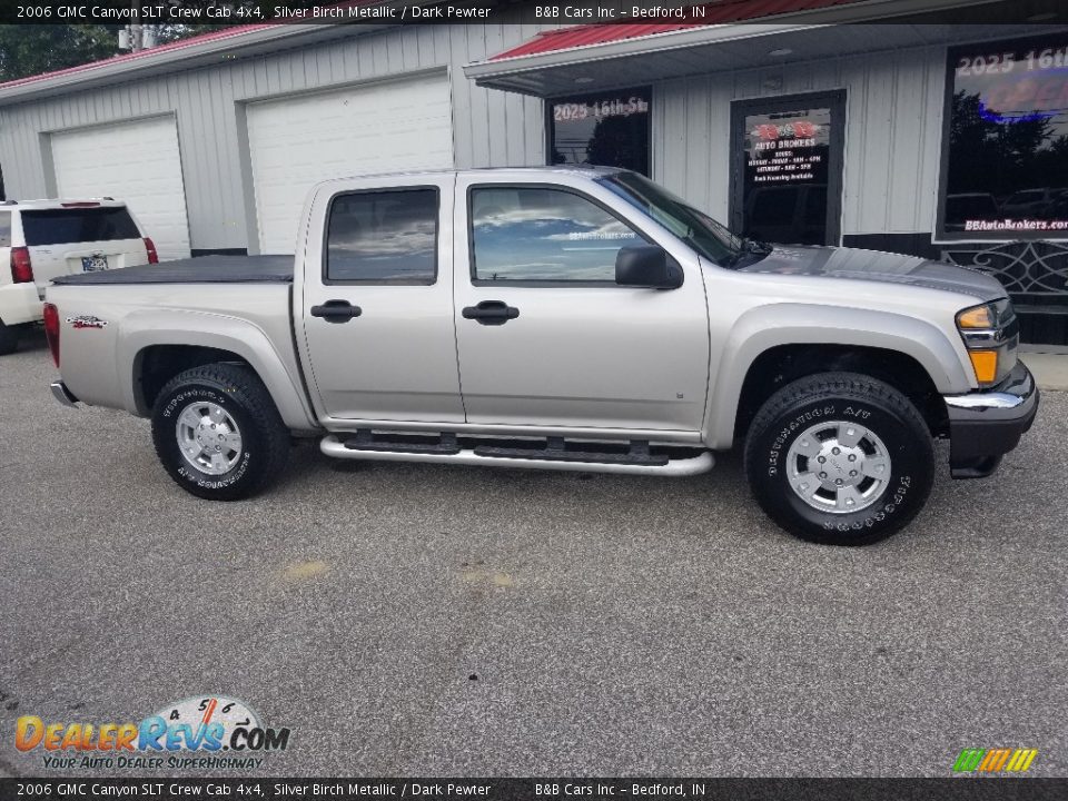 2006 GMC Canyon SLT Crew Cab 4x4 Silver Birch Metallic / Dark Pewter Photo #1