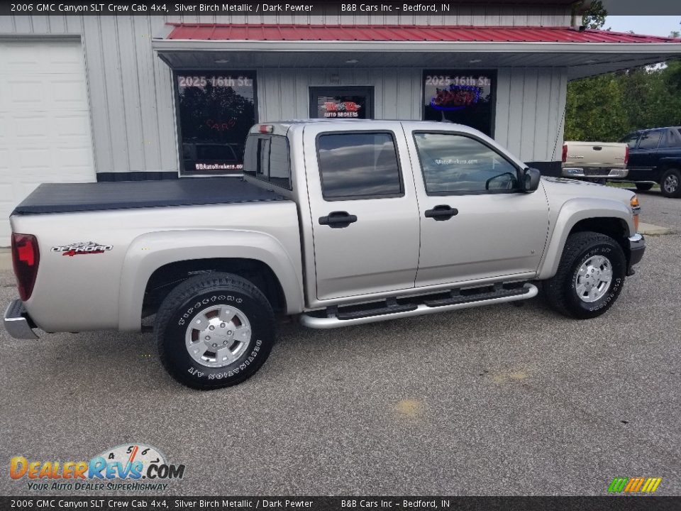 2006 GMC Canyon SLT Crew Cab 4x4 Silver Birch Metallic / Dark Pewter Photo #2