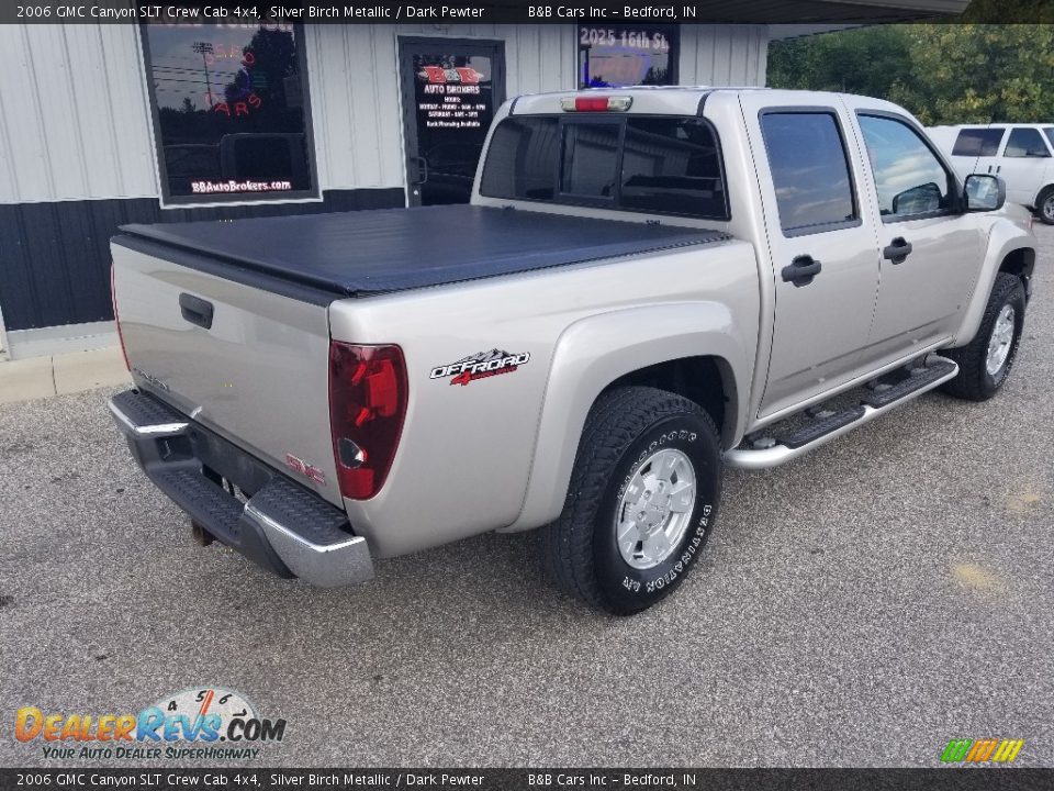 2006 GMC Canyon SLT Crew Cab 4x4 Silver Birch Metallic / Dark Pewter Photo #3