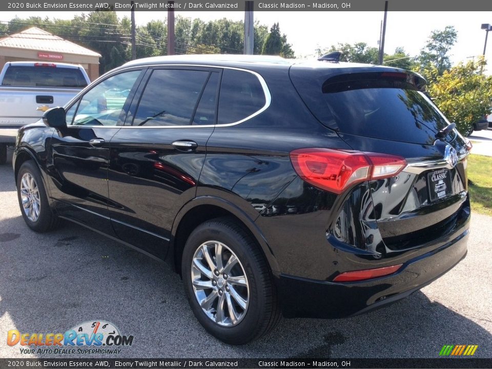 2020 Buick Envision Essence AWD Ebony Twilight Metallic / Dark Galvanized Photo #7