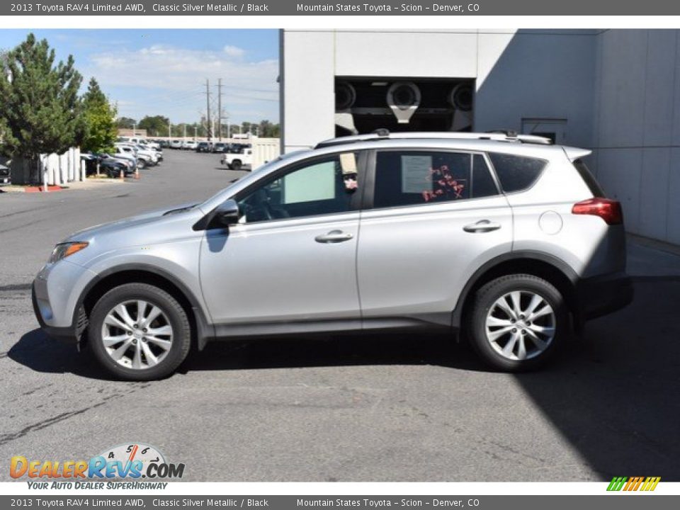 2013 Toyota RAV4 Limited AWD Classic Silver Metallic / Black Photo #3