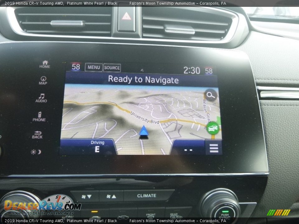 Navigation of 2019 Honda CR-V Touring AWD Photo #14