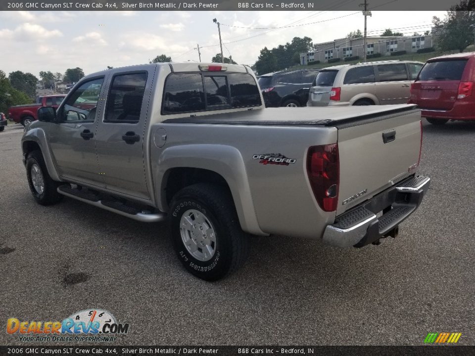 2006 GMC Canyon SLT Crew Cab 4x4 Silver Birch Metallic / Dark Pewter Photo #5