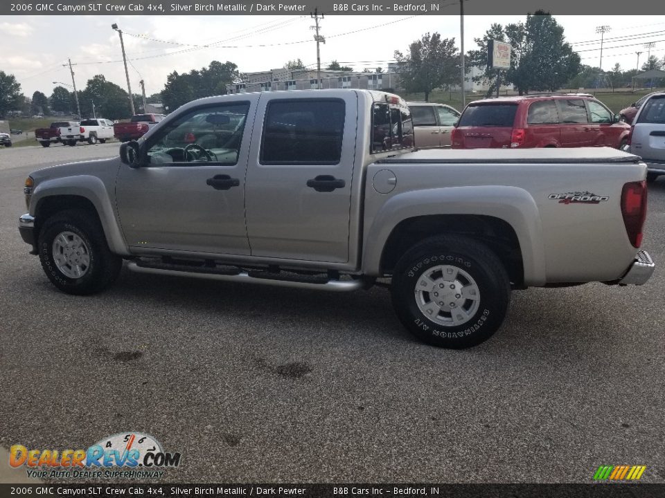 2006 GMC Canyon SLT Crew Cab 4x4 Silver Birch Metallic / Dark Pewter Photo #6
