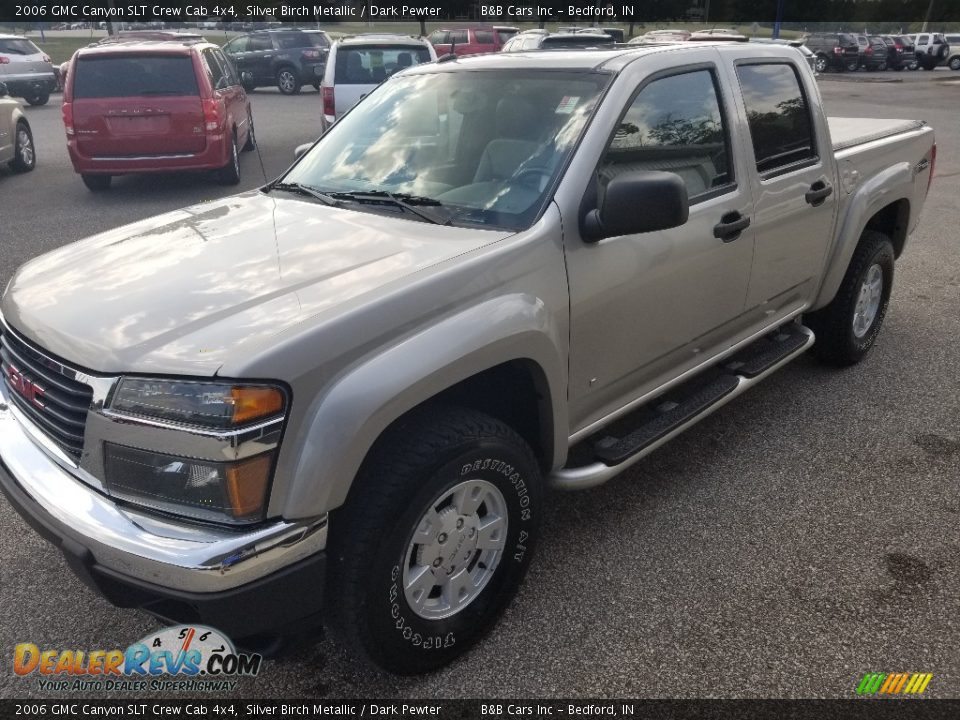 2006 GMC Canyon SLT Crew Cab 4x4 Silver Birch Metallic / Dark Pewter Photo #7