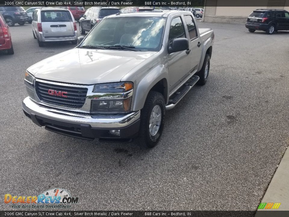 2006 GMC Canyon SLT Crew Cab 4x4 Silver Birch Metallic / Dark Pewter Photo #8