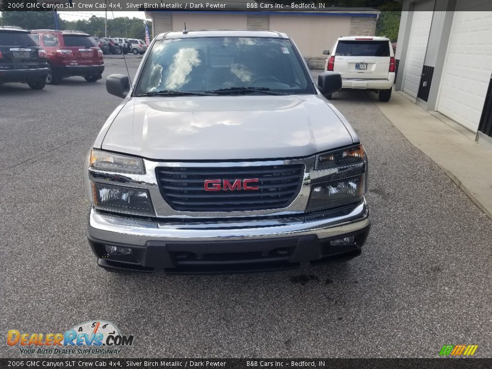 2006 GMC Canyon SLT Crew Cab 4x4 Silver Birch Metallic / Dark Pewter Photo #9