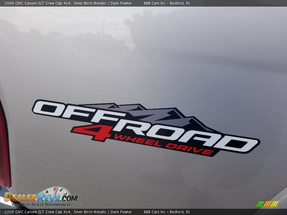 2006 GMC Canyon SLT Crew Cab 4x4 Silver Birch Metallic / Dark Pewter Photo #12