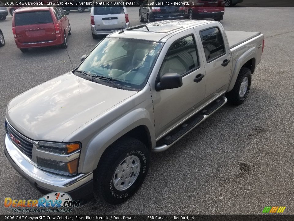 2006 GMC Canyon SLT Crew Cab 4x4 Silver Birch Metallic / Dark Pewter Photo #13