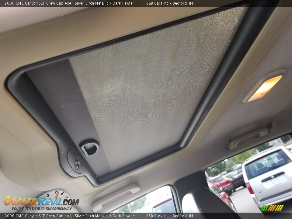 2006 GMC Canyon SLT Crew Cab 4x4 Silver Birch Metallic / Dark Pewter Photo #14