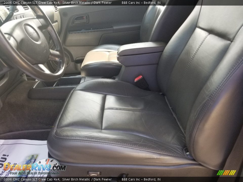 2006 GMC Canyon SLT Crew Cab 4x4 Silver Birch Metallic / Dark Pewter Photo #15