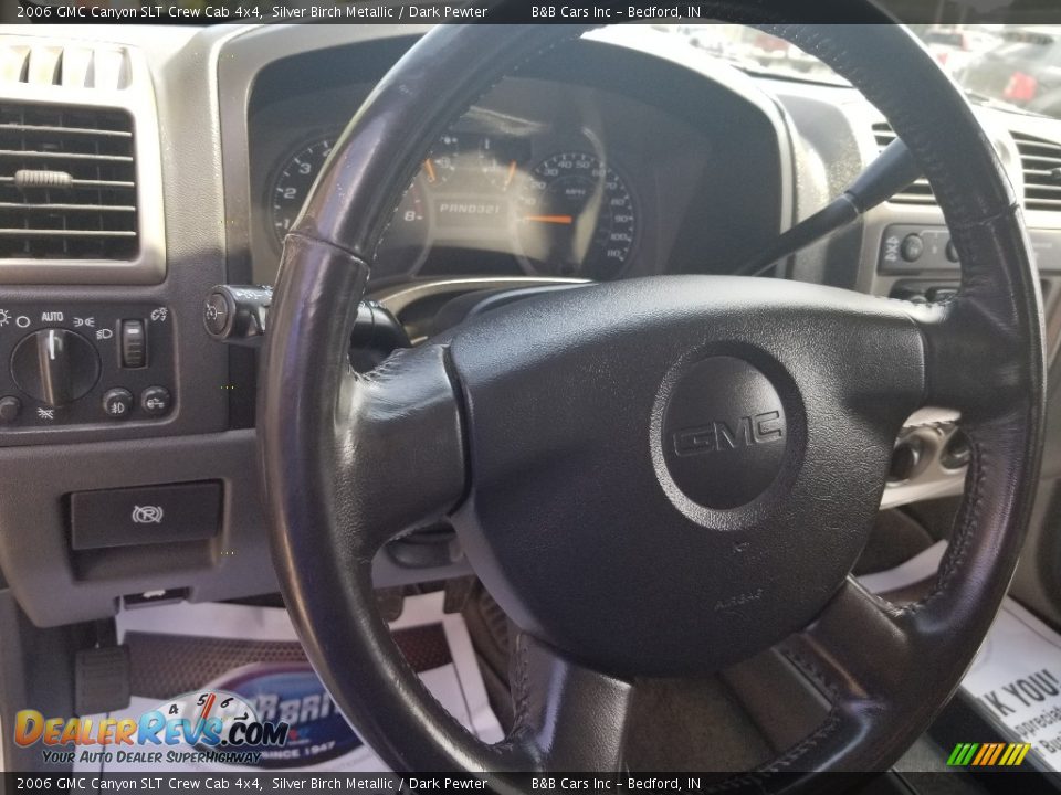 2006 GMC Canyon SLT Crew Cab 4x4 Silver Birch Metallic / Dark Pewter Photo #16