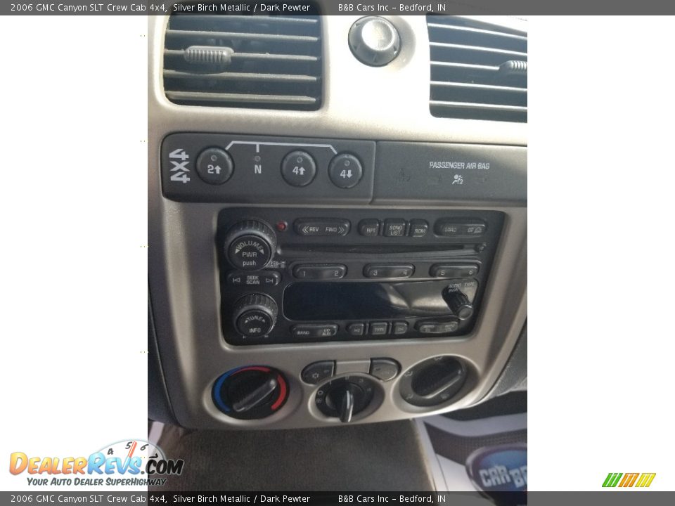 2006 GMC Canyon SLT Crew Cab 4x4 Silver Birch Metallic / Dark Pewter Photo #19