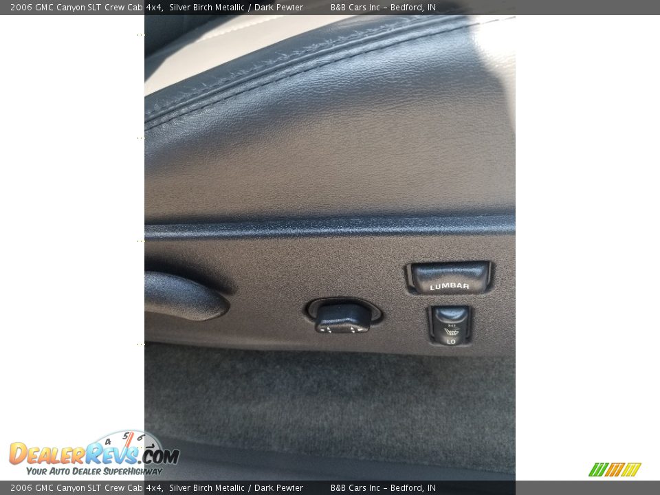 2006 GMC Canyon SLT Crew Cab 4x4 Silver Birch Metallic / Dark Pewter Photo #25