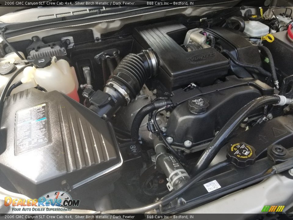 2006 GMC Canyon SLT Crew Cab 4x4 Silver Birch Metallic / Dark Pewter Photo #28