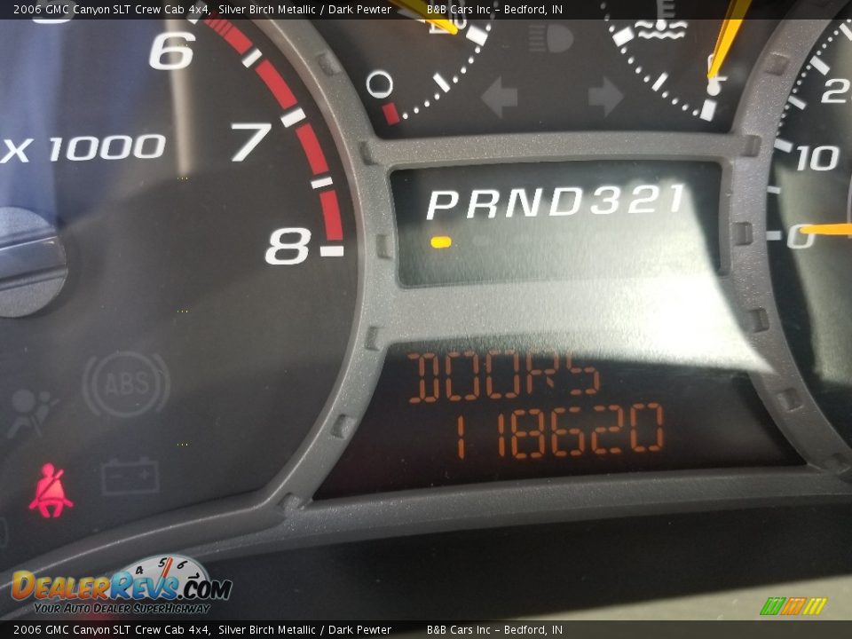 2006 GMC Canyon SLT Crew Cab 4x4 Silver Birch Metallic / Dark Pewter Photo #30