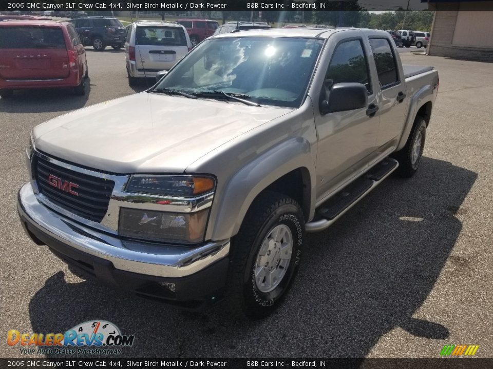 2006 GMC Canyon SLT Crew Cab 4x4 Silver Birch Metallic / Dark Pewter Photo #31