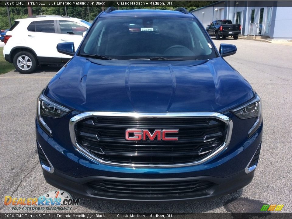 2020 GMC Terrain SLE Blue Emerald Metallic / Jet Black Photo #4