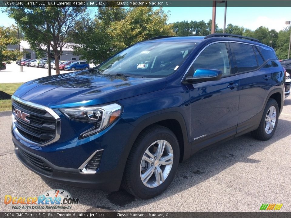 2020 GMC Terrain SLE Blue Emerald Metallic / Jet Black Photo #5
