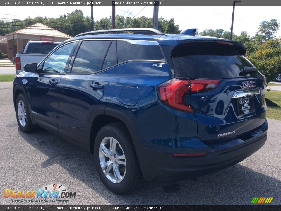 2020 GMC Terrain SLE Blue Emerald Metallic / Jet Black Photo #7