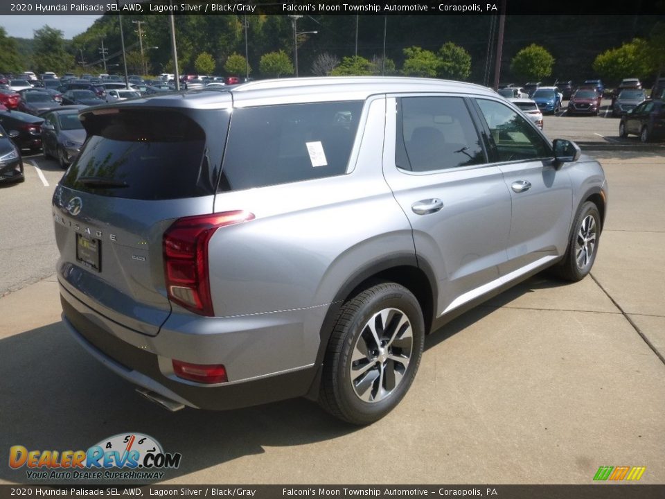 2020 Hyundai Palisade SEL AWD Lagoon Silver / Black/Gray Photo #2