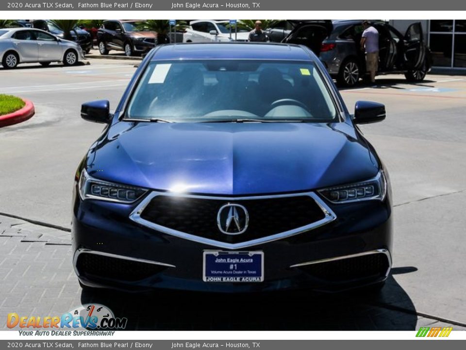 2020 Acura TLX Sedan Fathom Blue Pearl / Ebony Photo #2
