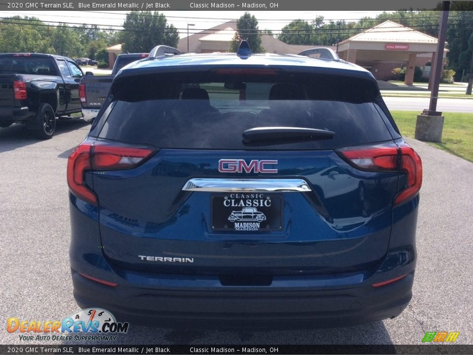 2020 GMC Terrain SLE Blue Emerald Metallic / Jet Black Photo #8