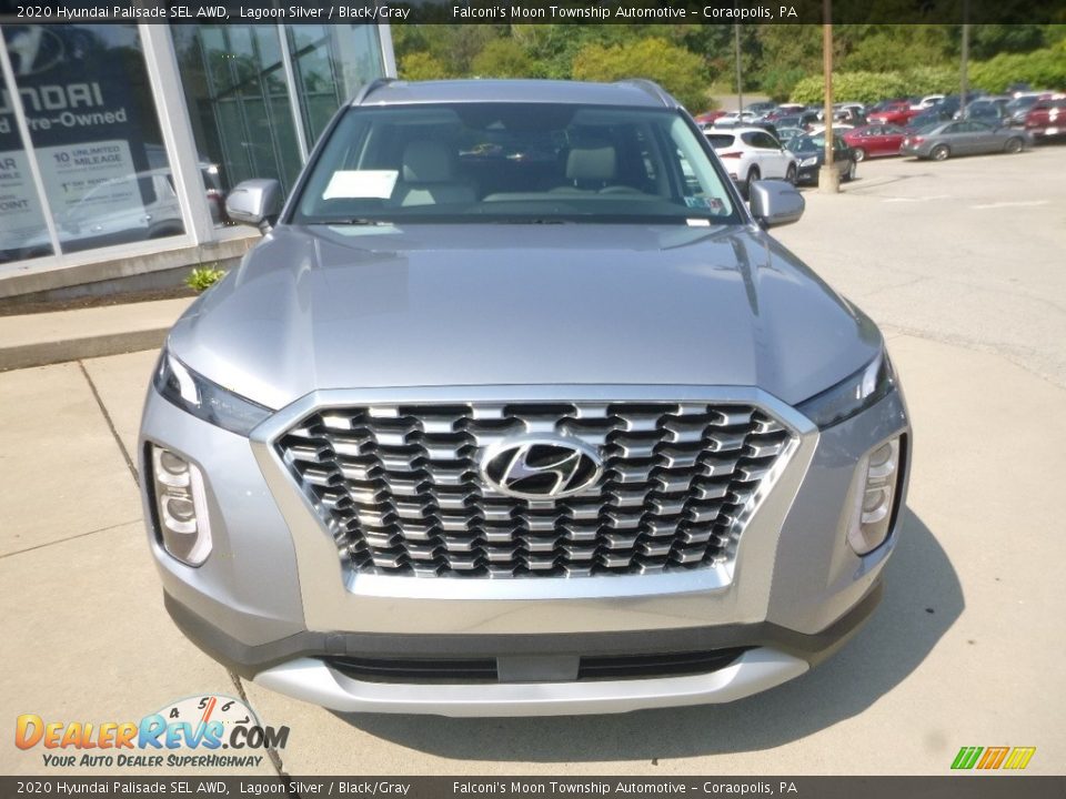 2020 Hyundai Palisade SEL AWD Lagoon Silver / Black/Gray Photo #4