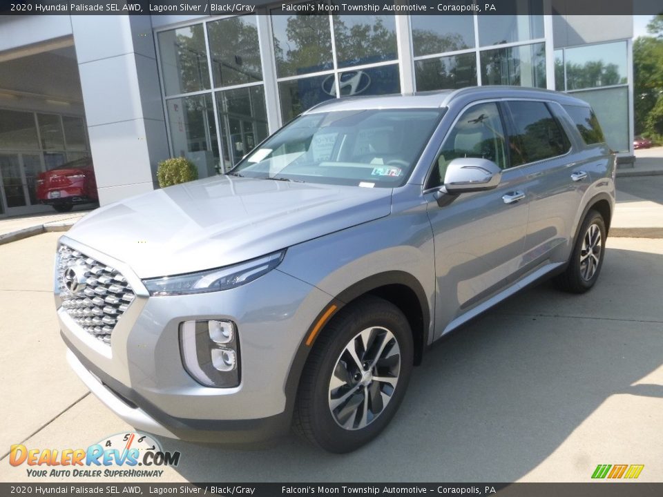 2020 Hyundai Palisade SEL AWD Lagoon Silver / Black/Gray Photo #5