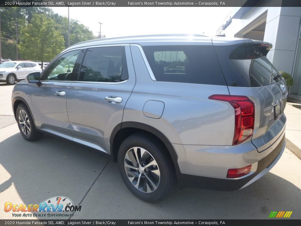 2020 Hyundai Palisade SEL AWD Lagoon Silver / Black/Gray Photo #6