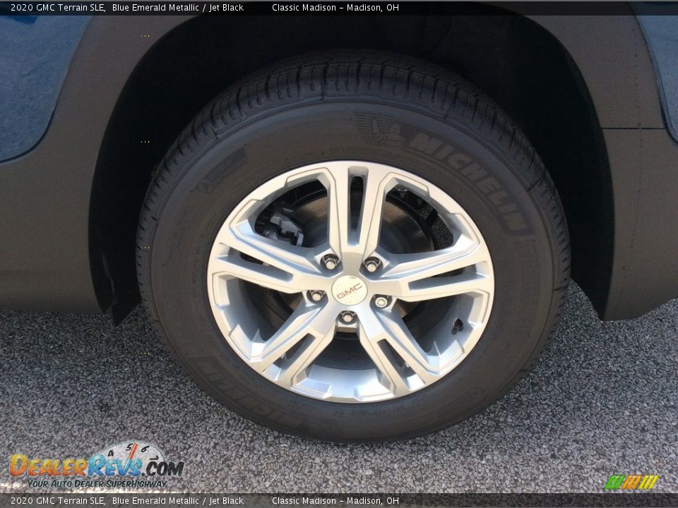 2020 GMC Terrain SLE Blue Emerald Metallic / Jet Black Photo #9