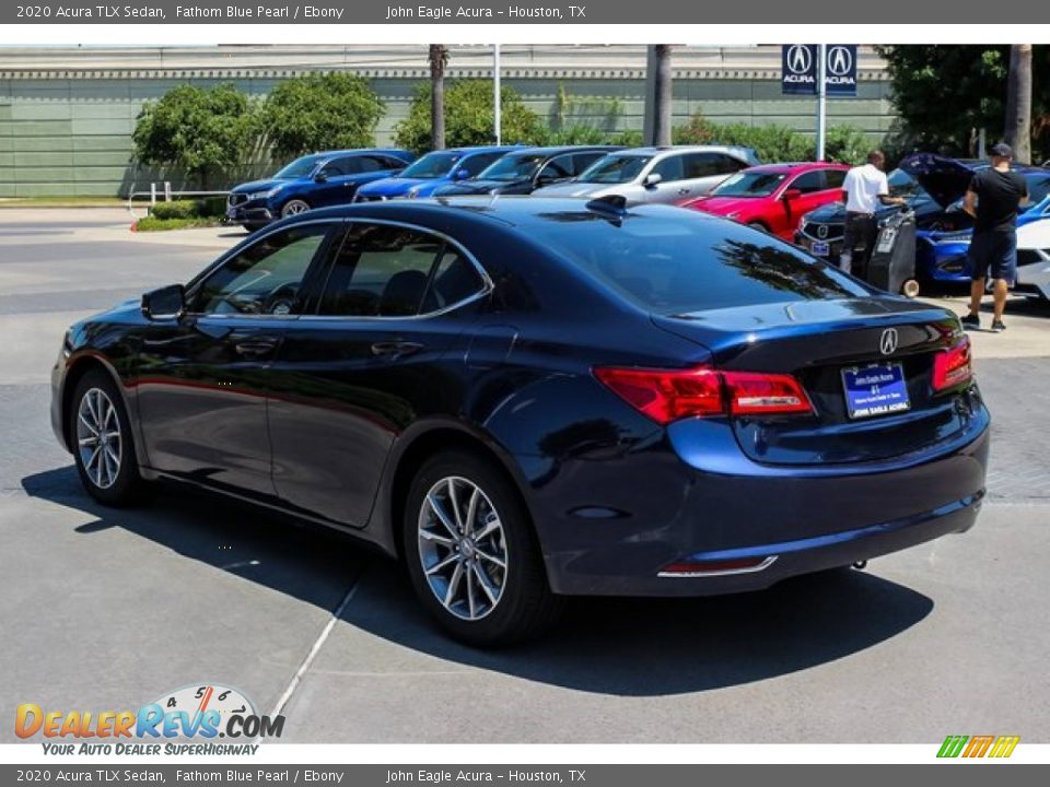 2020 Acura TLX Sedan Fathom Blue Pearl / Ebony Photo #5