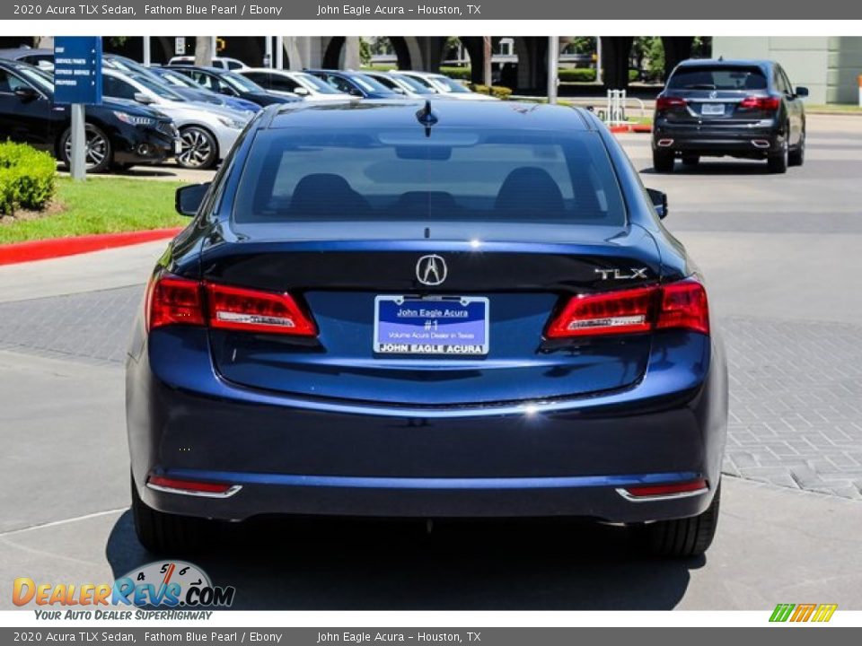 2020 Acura TLX Sedan Fathom Blue Pearl / Ebony Photo #6