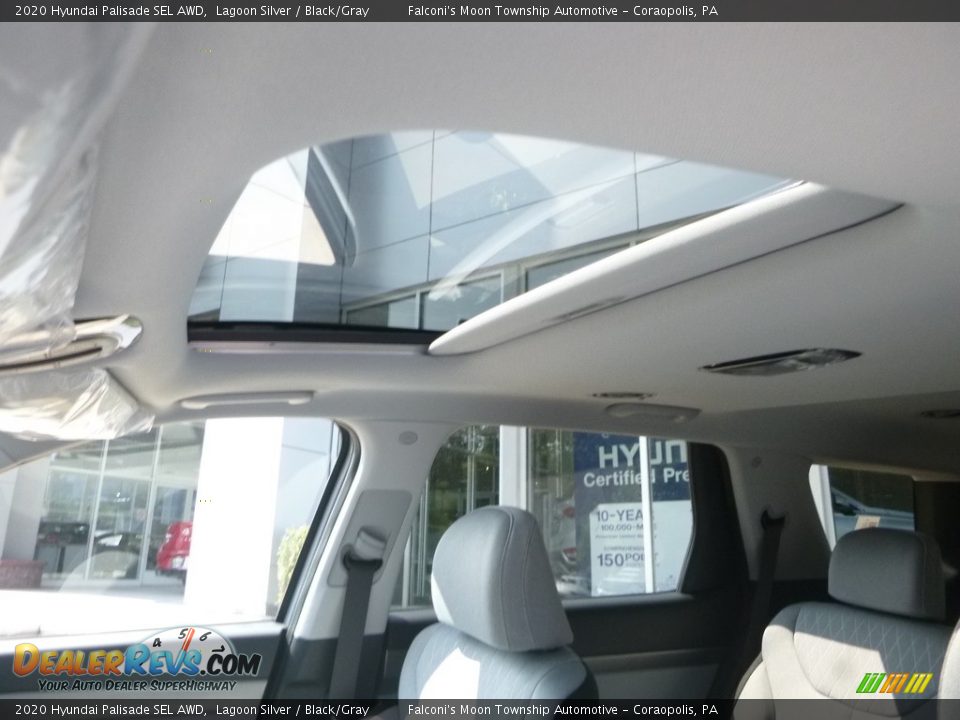 2020 Hyundai Palisade SEL AWD Lagoon Silver / Black/Gray Photo #12