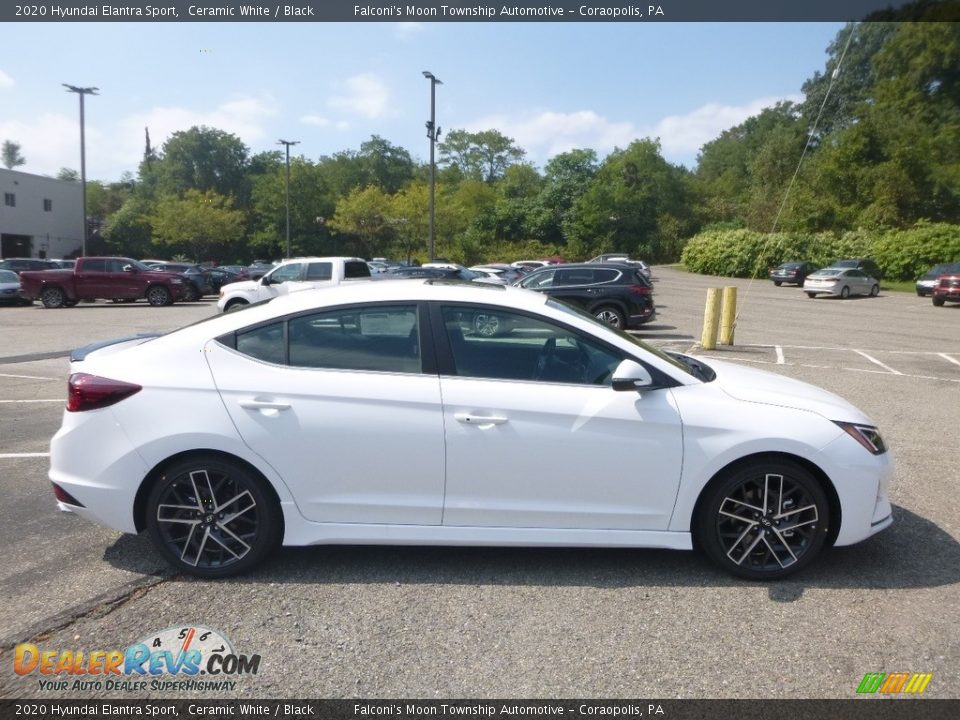 Ceramic White 2020 Hyundai Elantra Sport Photo #1