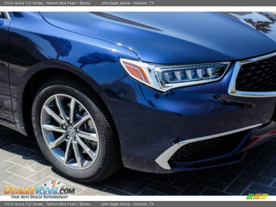 2020 Acura TLX Sedan Fathom Blue Pearl / Ebony Photo #10