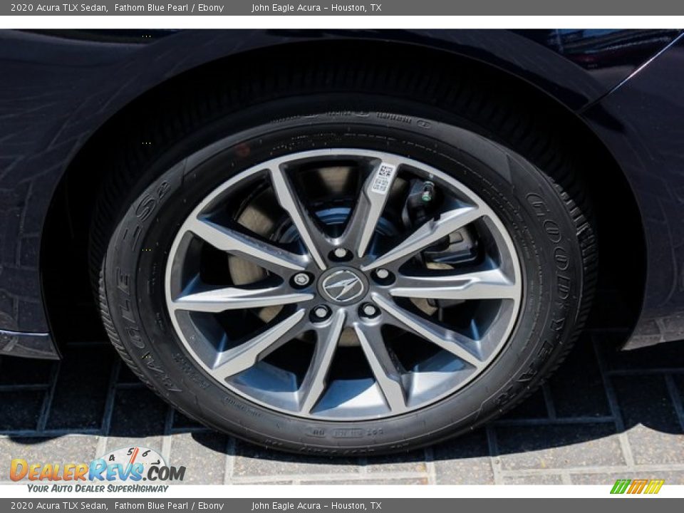 2020 Acura TLX Sedan Fathom Blue Pearl / Ebony Photo #11