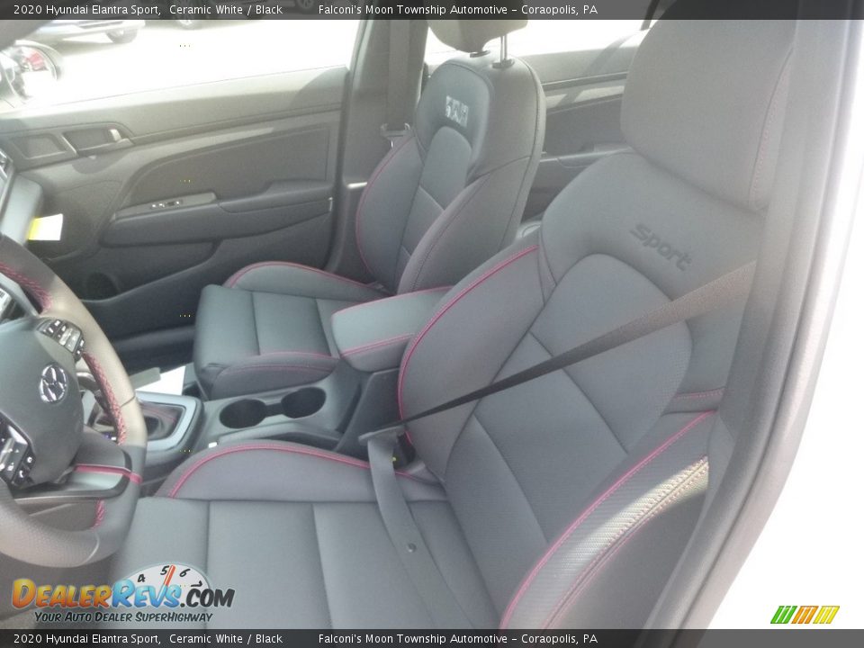 Front Seat of 2020 Hyundai Elantra Sport Photo #10