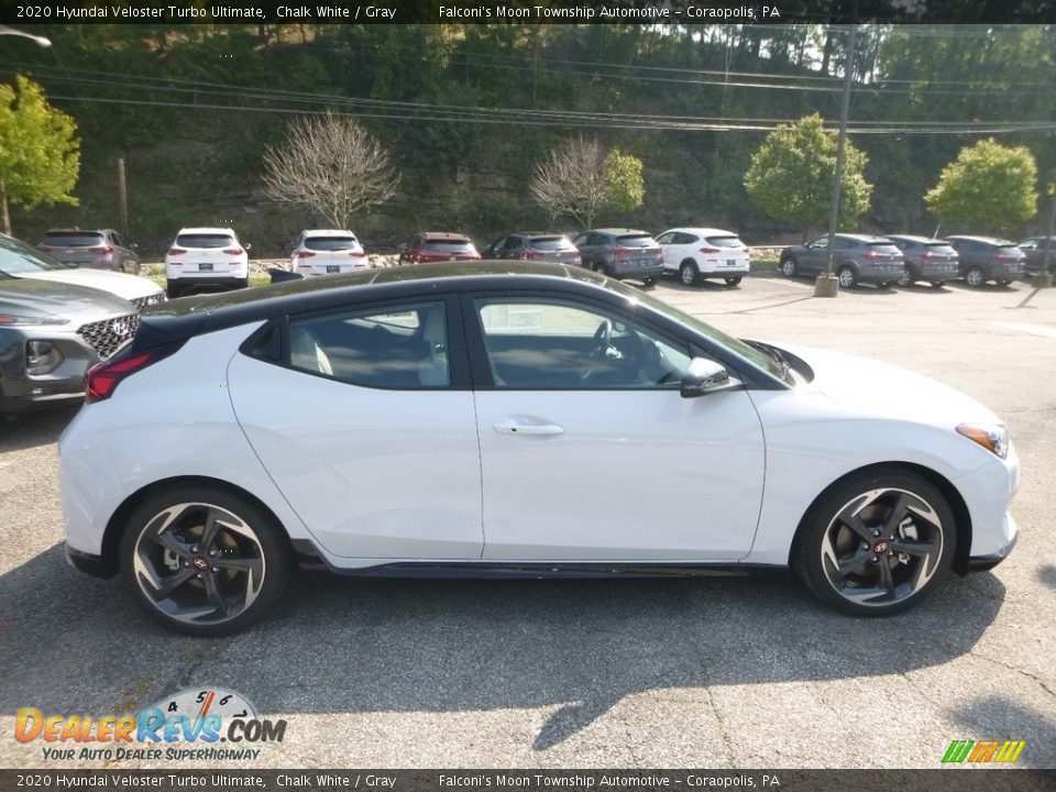 2020 Hyundai Veloster Turbo Ultimate Chalk White / Gray Photo #1